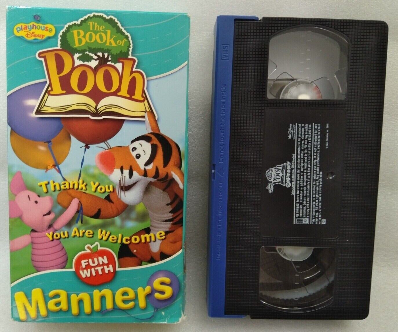 VHS Winnie the Pooh - Book of Pooh - Fun With Manners (VHS, 2002) - VHS ...