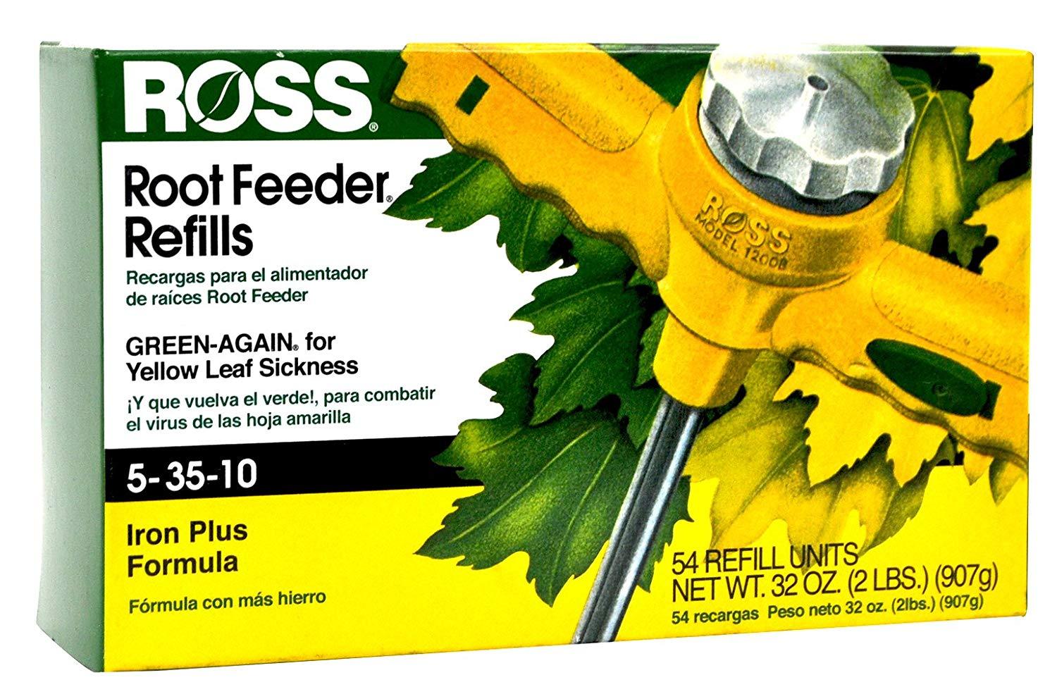 Ross GreenAgain Fertilizer Refills Root Feeder, 53510 Iron Plus