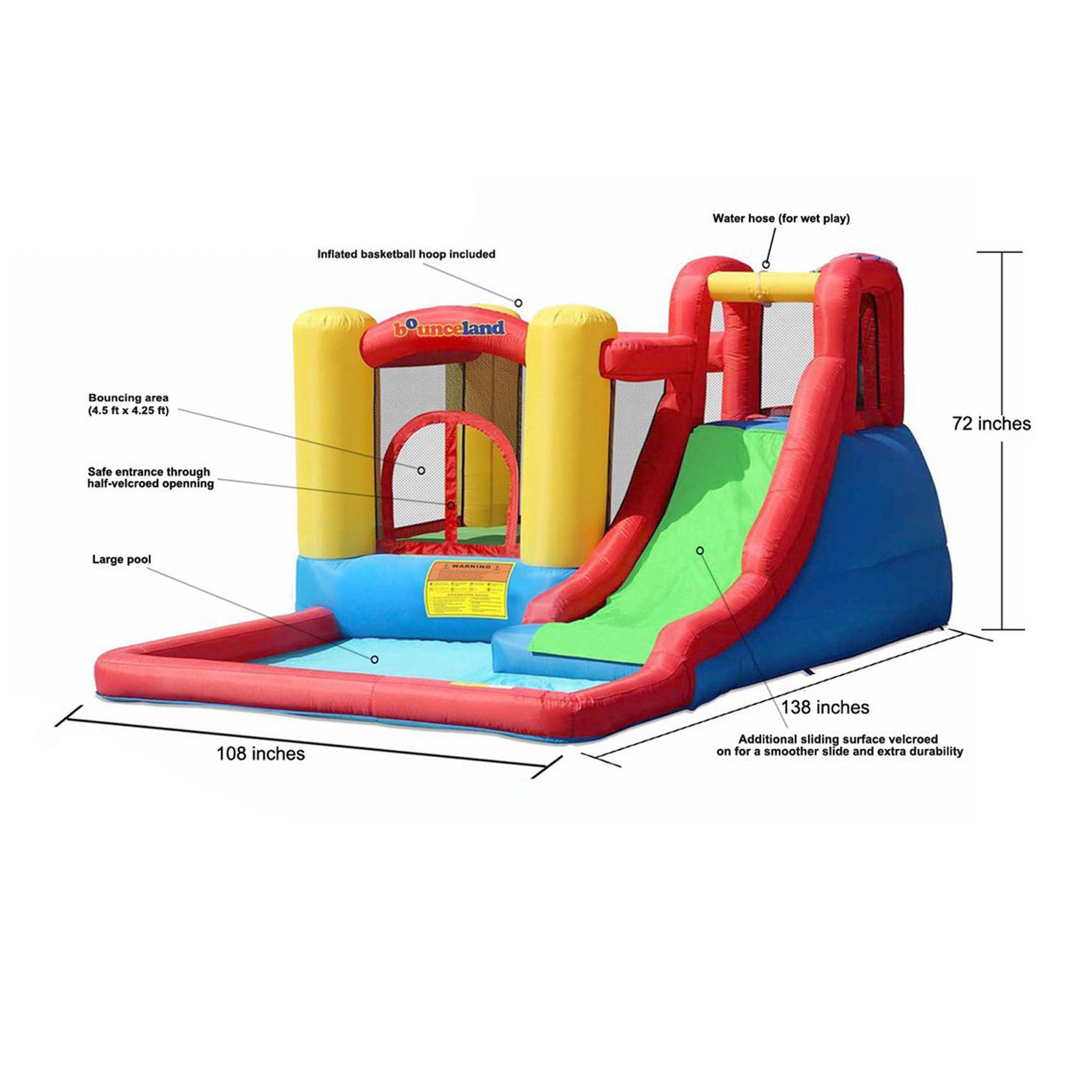 Backyard Water Slide Kids Inflatable Outdoor And 50 Similar Items