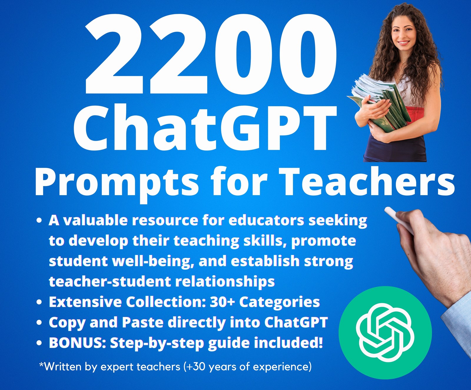 2200+ ChatGPT Prompts For Teachers | Teaching Tools | Lesson Planning ...