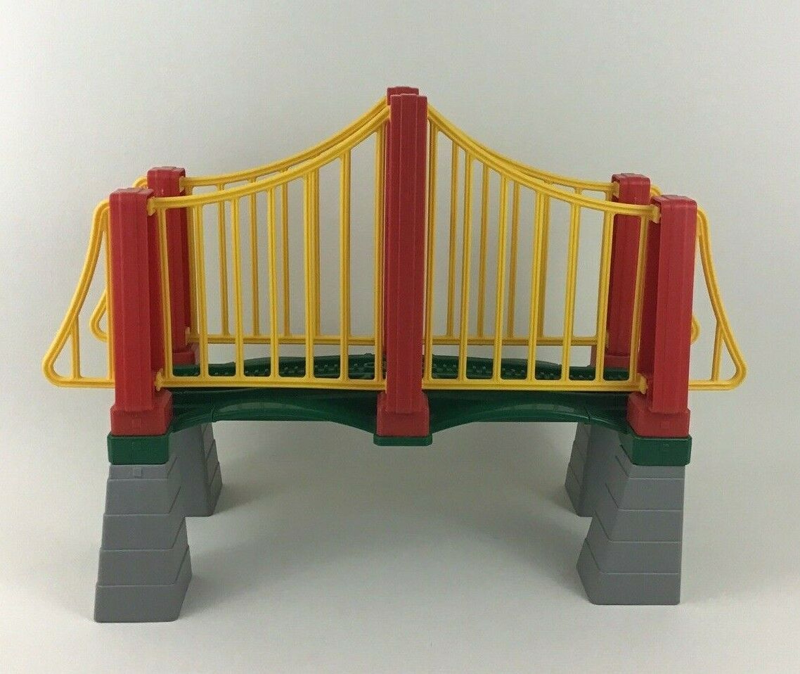 Fisher Price Geotrax Sky High Suspension Bridge C5216 Complete with ...