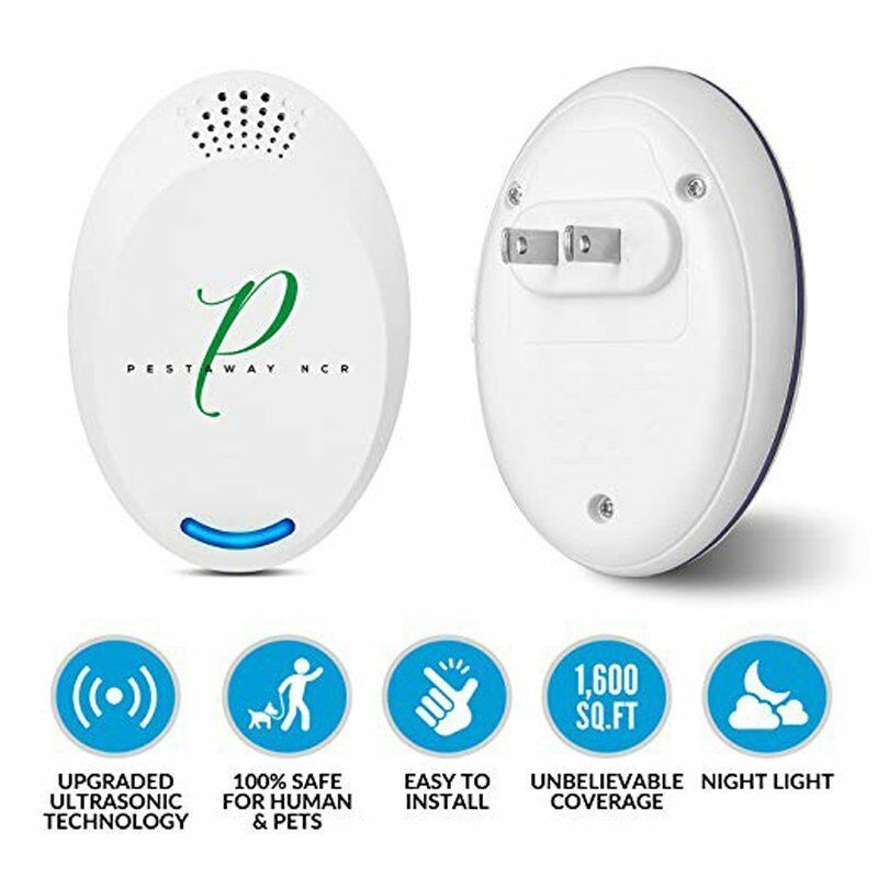 Ultrasonic Pest Repeller Control Reject Mosquito Rodent Insect Bed Bug