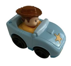 Fisher Price Little People Wheelies Woody Toy Story 2011 Car Toy Figure - $12.86