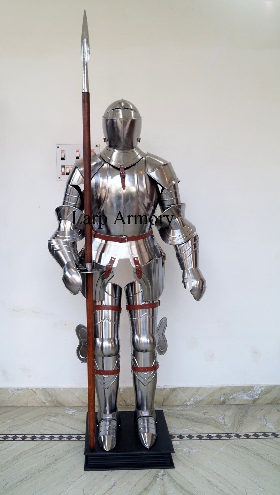 NauticalMart Medieval Knight Wearable Full Suit Of Armor With Wooden ...