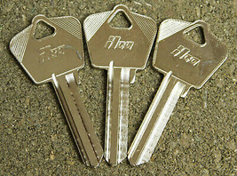 Vintage Lot of 2 ESP IN-1 Metal Key Blanks Uncut Keys Made USA 