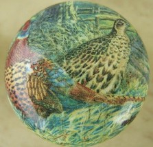 Ceramic Cabinet Knobs Knob w/ Pheasants #3 Pheasant - $5.25