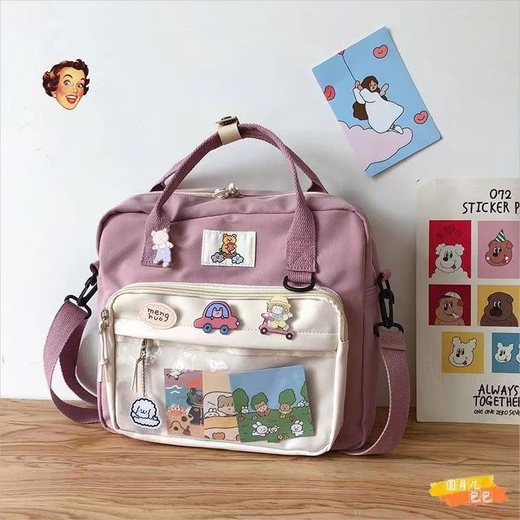 Japanese Style School Bags For Teenage Girls Preppy Tote Bag Nylon Bag Backpack Luggage