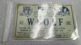 QSL Card (Amateur Radio) Station W80EF 1935 Canton, Ohio image 3