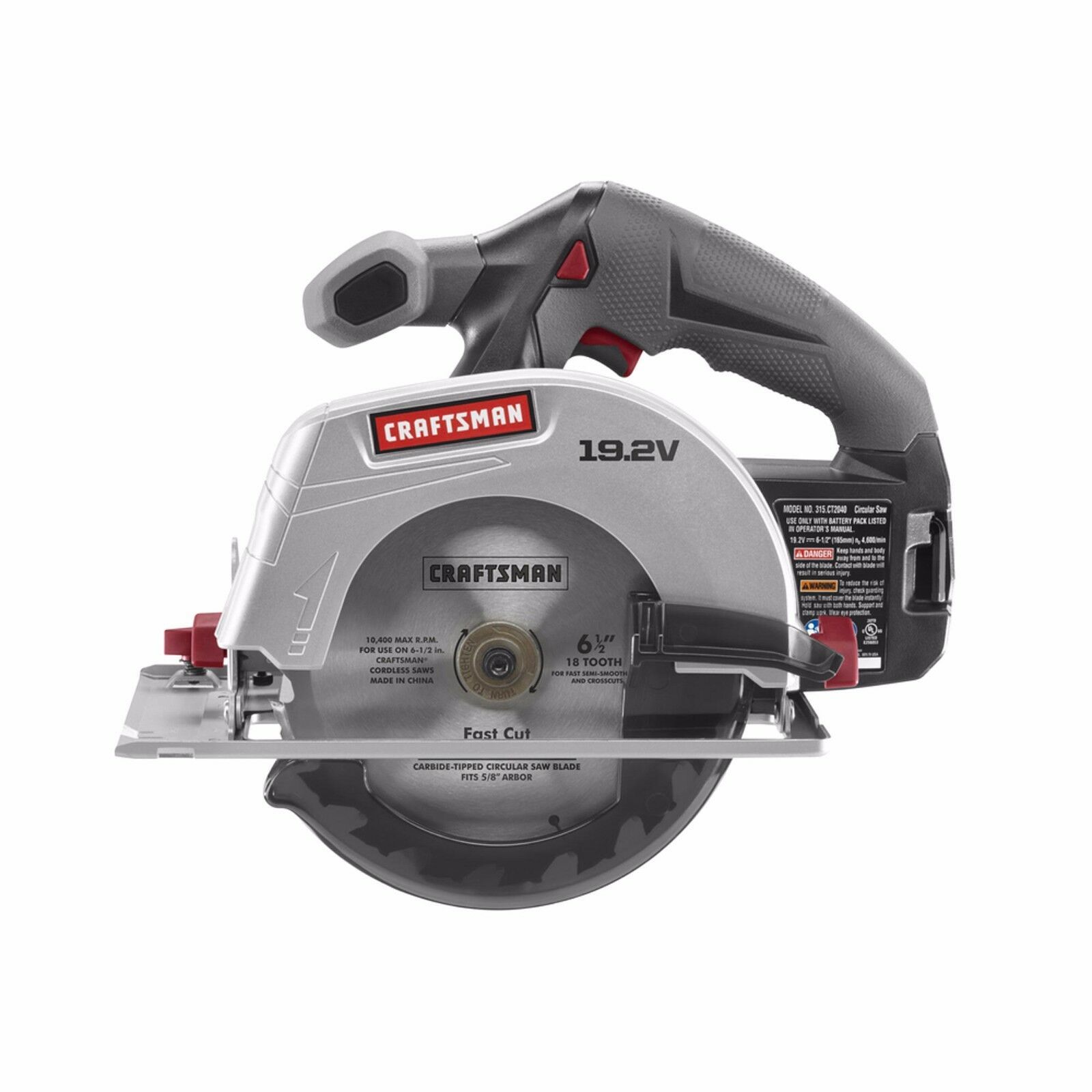 Craftsman C3 19.2 Volt 61/2 Inch Circular Saw (Bare Tool) Circular Saws