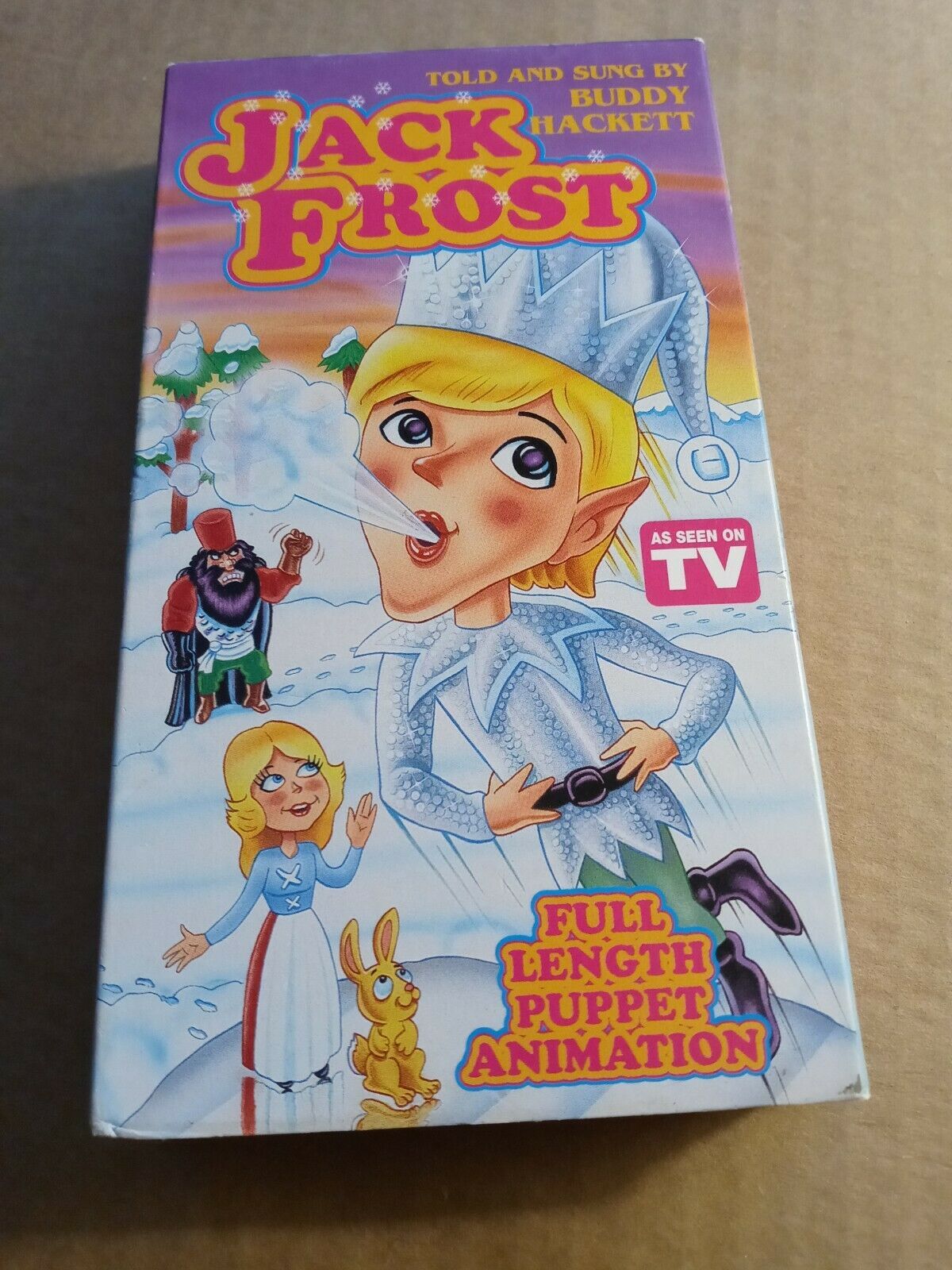 Jack Frost VHS Classic Christmas Family Tale Cartoon Movie Vintage