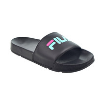 Fila Drifter Women&#39;s Slide Sandals Black-Cockatoo-Magenta 5SM00006-960 - $24.85