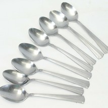 Reed Barton Select Fluted Elegance Oval Soup Spoons 7" Lot of 8 - $34.29
