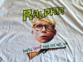 Ralphie You&#39;ll Shoot Your Eye Out Christmas Story T Shirt Size Large Off... - $11.39