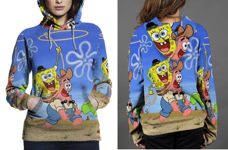 sponge bob and patrick hoodie
