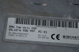 BMW Top Hifi DSP Logic 7 Amplifier Amp 65.12-6 938 997 Herman Becker image 5