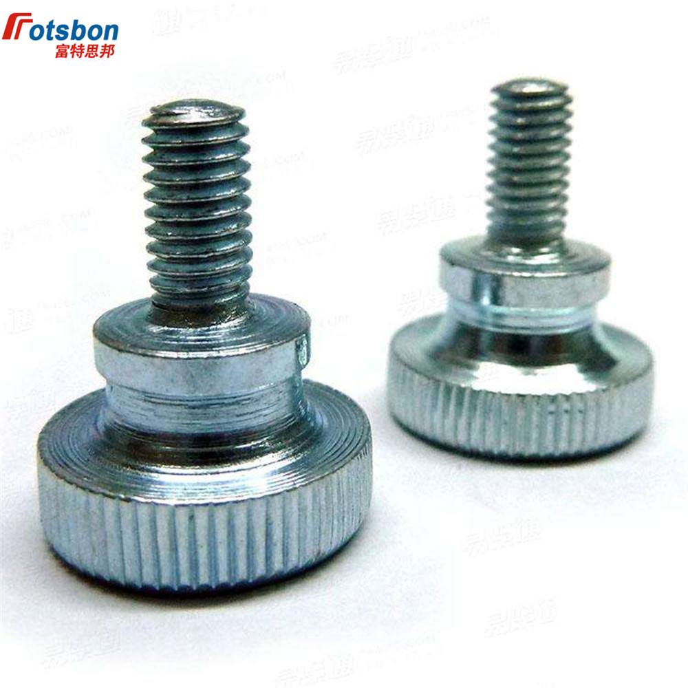 M3 Knurled Thumb Screw With Collar Knurling Screws Manual Adjustment ...