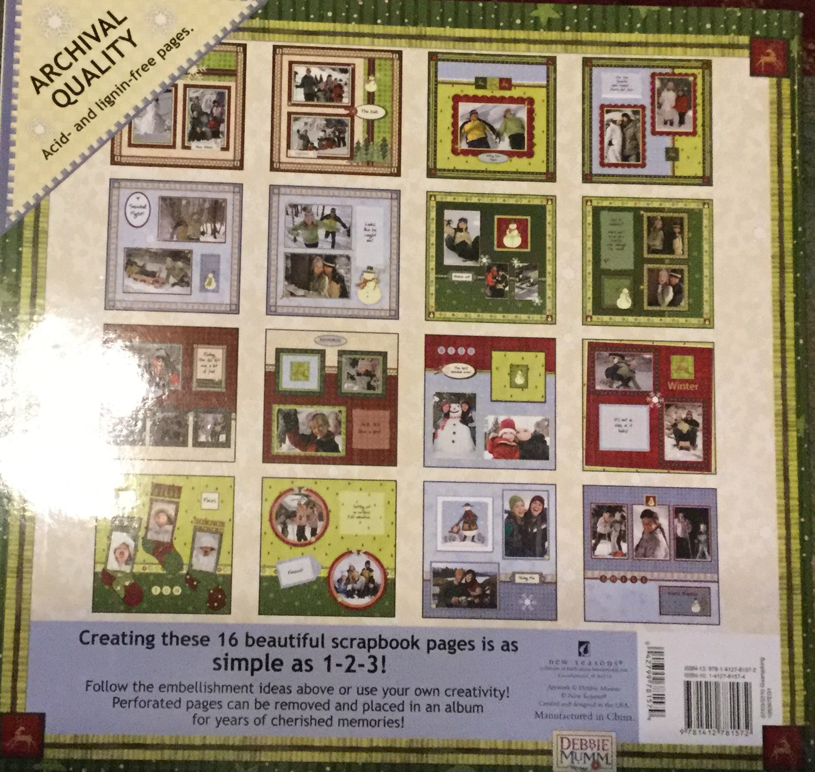 Paper Boutique Simple 123 Scrapbooking Kit Winter by Debbie Mumm