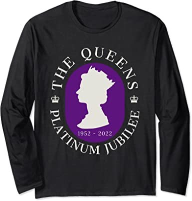 Queens Platinum Jubilee 70th Year Celebration Elizabeth II Long Sleeve T-Shirt