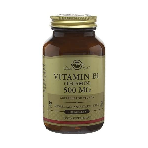 Solgar Vitamin B1 500 Mg Tablets (Thiamin) - 100 Tablets - Other