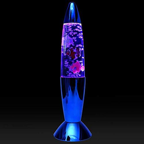 Lava Lamp,14 inches Mini Fish Lava Lamp - Bubble Lava Lamp LED Sensory ...