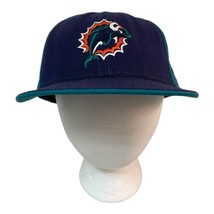 New Era Miami Dolphins Fitted Hat Cap Size 7 1/4 NFL 59Fifty Miami Dolph... - $14.90