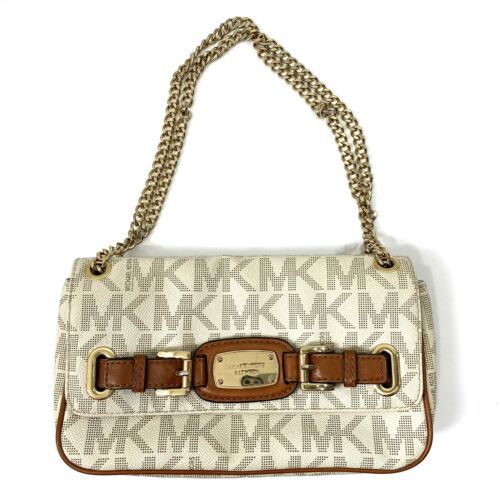 michael kors purse with gold chain handle