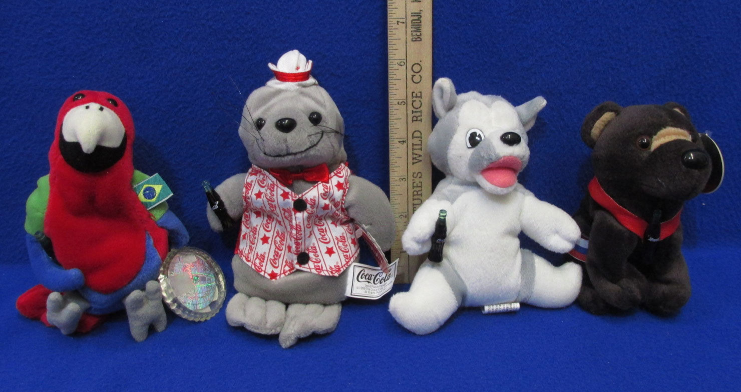 coca cola seal plush