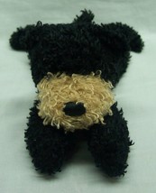 Mary Meyer Floppy Black & Tan Teddy Bear 8" Bean Bag Stuffed Animal Toy - $14.85