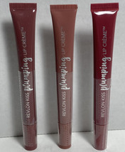 3 Revlon Kiss  Plumping Lip Cream 525, 535 &amp; 540 New Sealed - $26.63