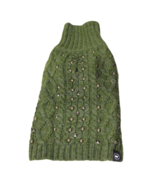 American Beagle Outfitters Forest Green Studded Turtleneck Dog Sweater, ... - $12.38