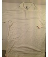 K-SWISS IRONMAN MENS WHITE POLO MEDIUM *NEW WITH TAGS* - $14.34