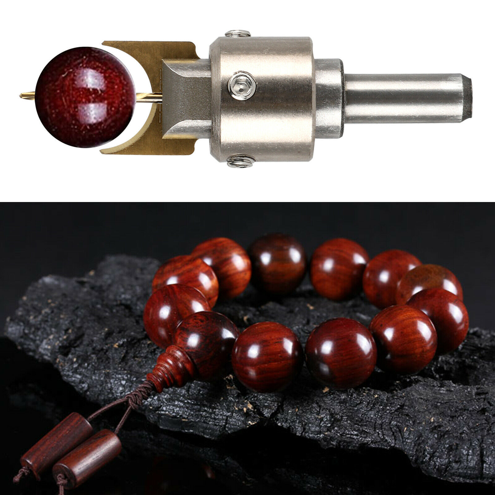 10/16pc Wood Bead Maker Beads Drill Bit Milling Cutter Set Kit