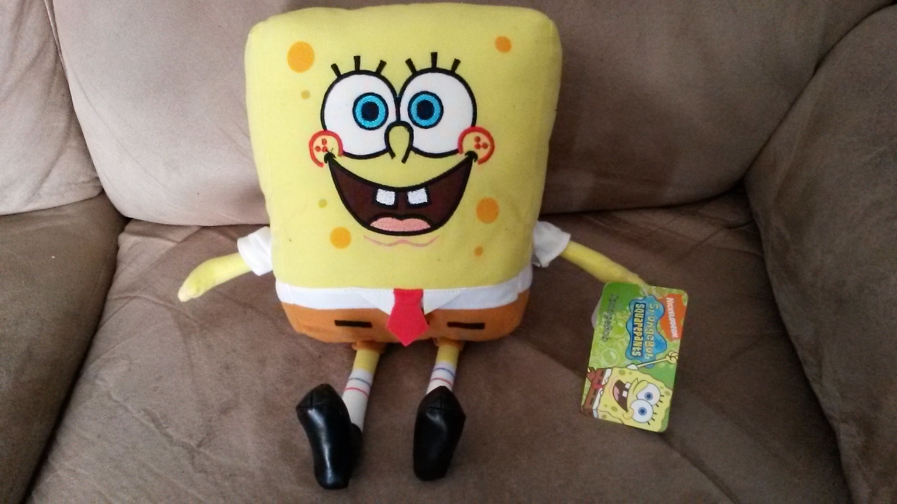SPONGEBOB SQUAREPANTS ORIGINAL Great Shape New Licensed Plush NWT 13