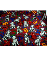 Vntage Dalmations Fabric Cotton Fit to Print Inc ABCCP1181 By the yard 4... - $9.49