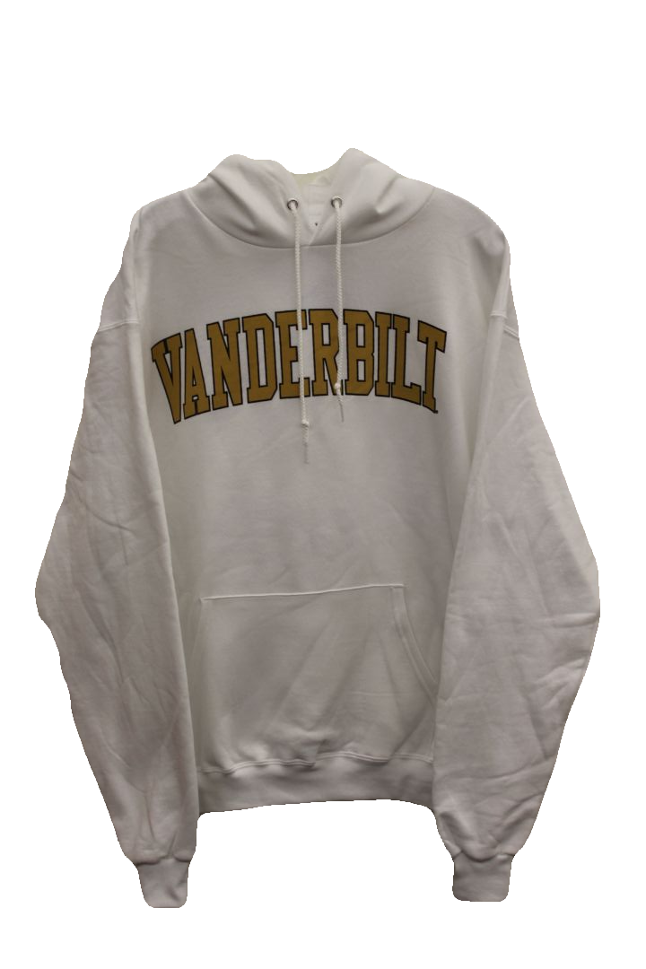 off white gold hoodie
