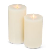 LightLi XLarge Wick to Flame Candle Touch On/Off 500+ Hours 9" High Remote image 4