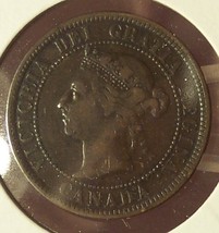 KM #7 Canada 1884 Penny VF #01191 - $7.99