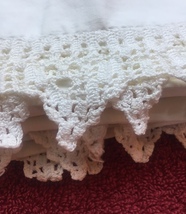 Set of Vintage 30s Intricate Crocheted Full Edge Pillowcases image 4