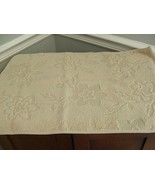 NWT Bee &amp; Willow HOME  KHAKI FLORAL IMPRINT Hand Towel 16&quot; X 26&quot; - $10.29