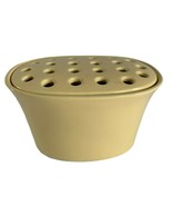 Southern Living at Home Butter Yellow Frog Vase Centerpiece Oval Arrange... - $18.81