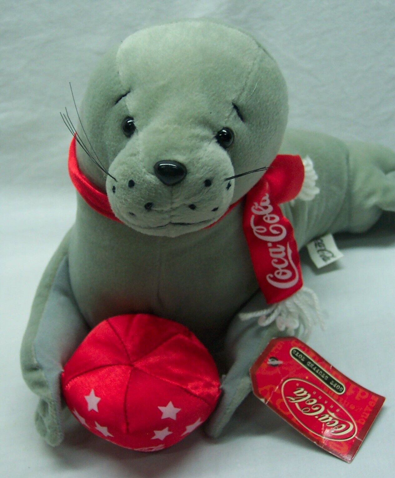 coca cola seal beanie baby