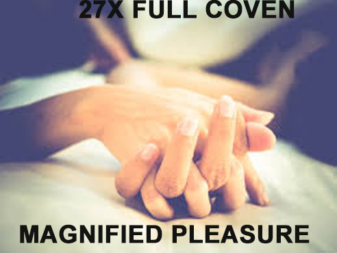 FULL COVEN 100x MAGNIFIED PLEASURE & PERFORMANCE Magick 925 LED BY 98 Witch