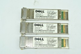 Qty 3 Dell 10GBASE-SR/SW Optical Transceivers 1200-Mx-SN-I FTLX8511D3 0FP798 - $54.99