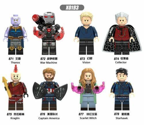 16pcs Marvel Super Heroes Avengers Endgame Quantum Suit Minifigures Lot For Leg 