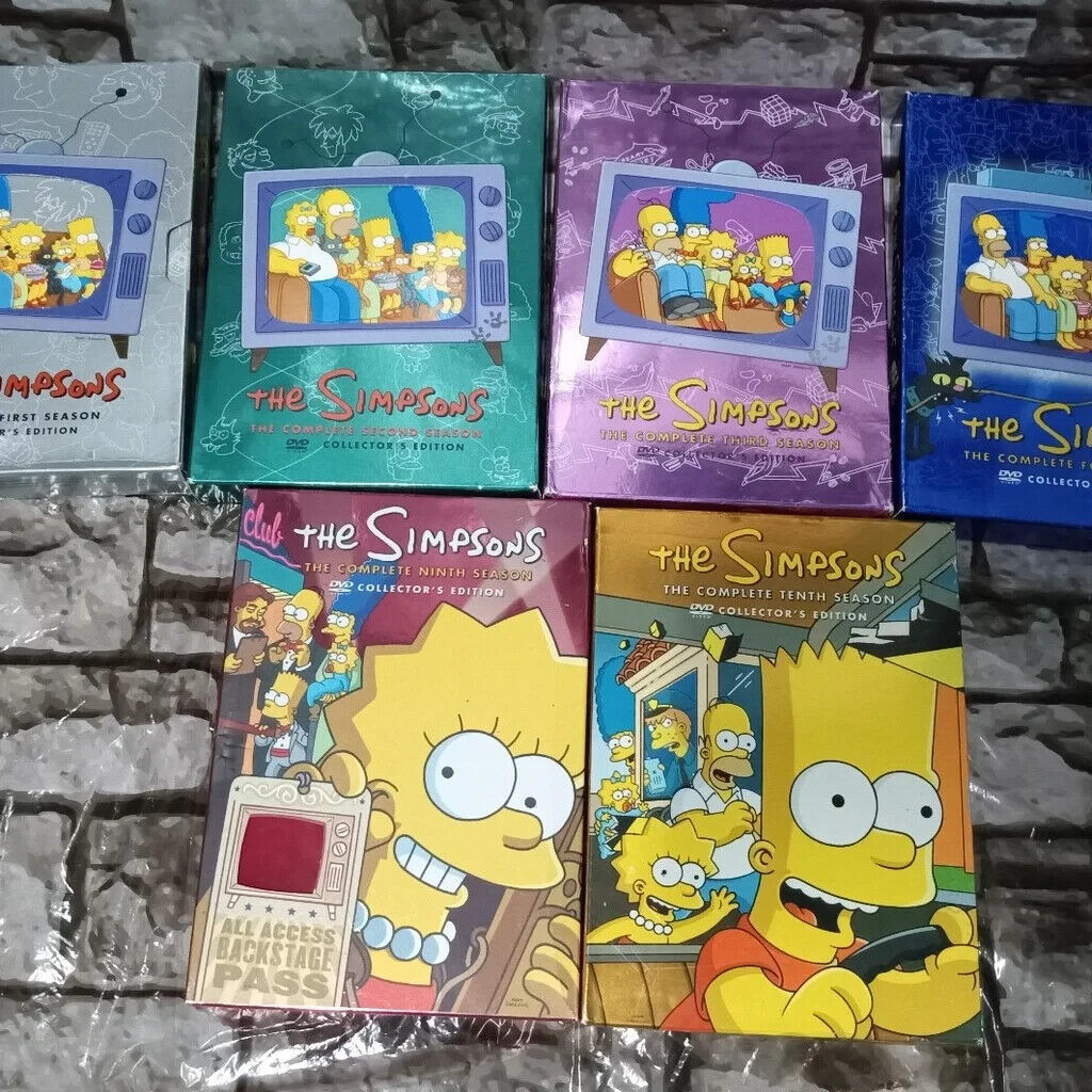 THE SIMPSONS Complete Seasons 1 2 3 4 9 10 DVD Lot Collector’s Edition ...