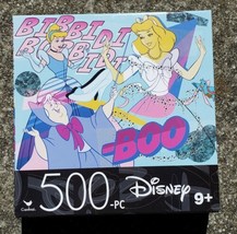 Disney Cinderella Jigsaw Puzzle 500 Piece New  11” x 14” Bibbidi, Bibbid, Boo - $11.42