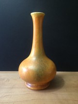 Vintage 60s Haeger Mottled Orange Bud Vase (unmarked) image 1