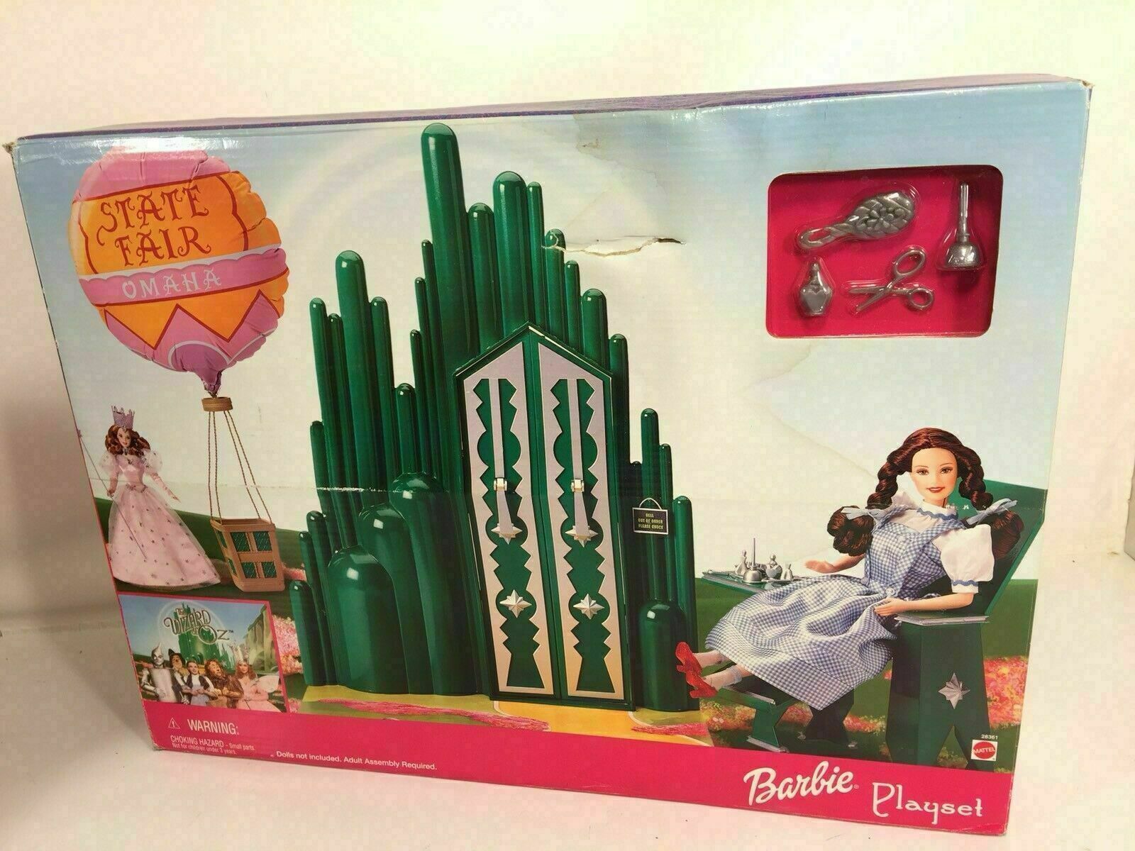 Barbie Wizard Of Oz State Fair Omaha Vintage Doll PlaySet Mattel New