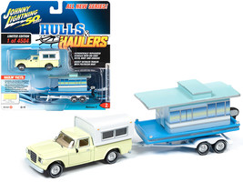 1960 Studebaker Pickup Truck with Camper Shell Jonquil Yellow with House... - $30.42