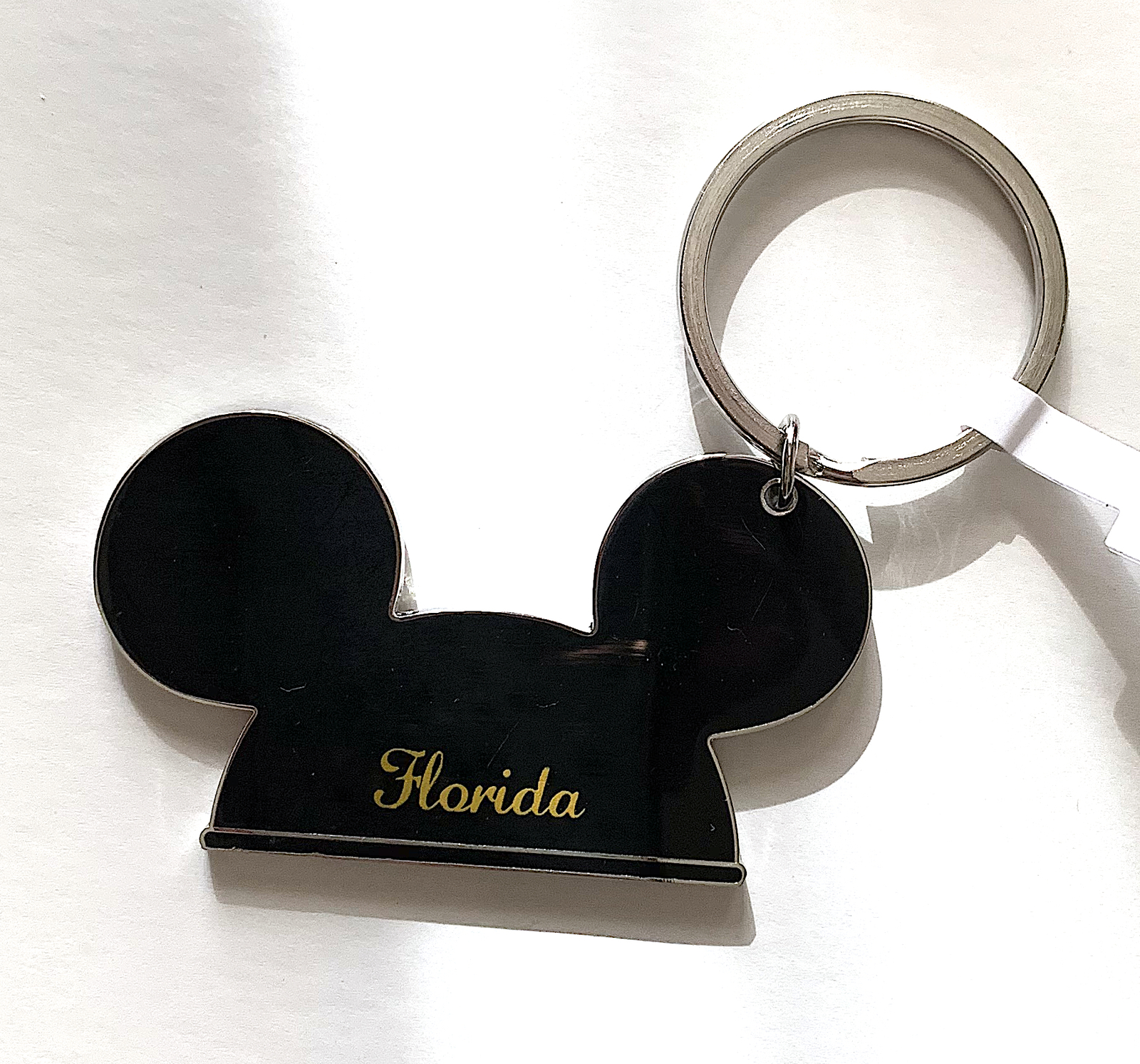 Walt Disney World Mickey Mouse Ears Florida Metal Keychain NEW Keychains
